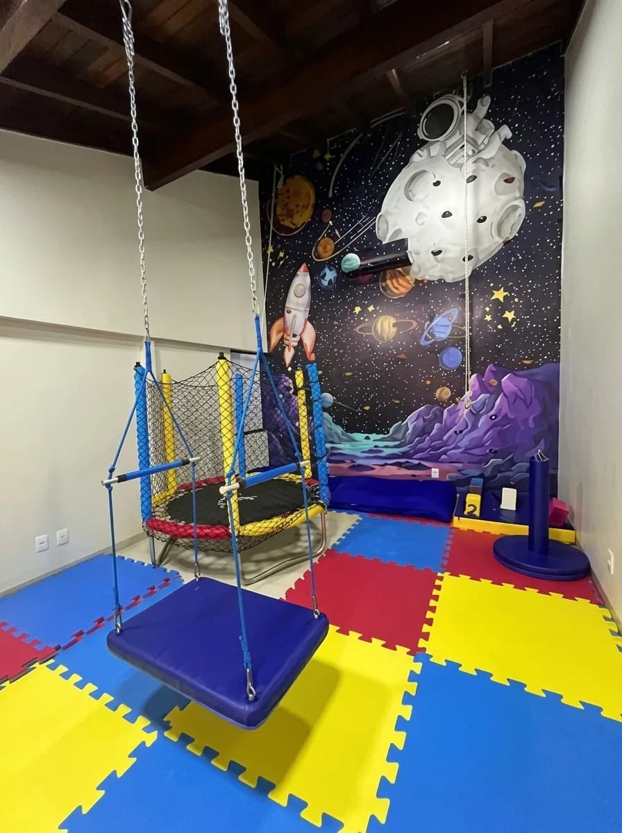Ambiente da clínica: Sala de psicomotricidade